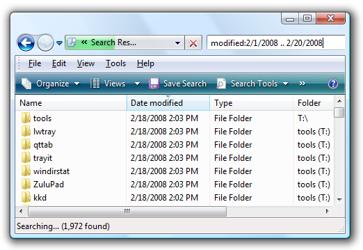 search for files by date created mac